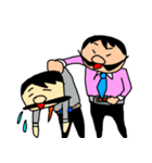 偉そうなヒゲのサラリーマン「ヒゲさん6」（個別スタンプ：18）