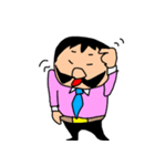 偉そうなヒゲのサラリーマン「ヒゲさん6」（個別スタンプ：27）