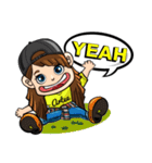 Brave adventure backpacker girl,Tiffany（個別スタンプ：6）