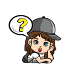 Brave adventure backpacker girl,Tiffany（個別スタンプ：8）