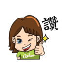 Brave adventure backpacker girl,Tiffany（個別スタンプ：12）