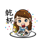 Brave adventure backpacker girl,Tiffany（個別スタンプ：21）