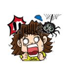Brave adventure backpacker girl,Tiffany（個別スタンプ：23）