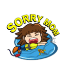 Brave adventure backpacker girl,Tiffany（個別スタンプ：30）