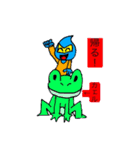 スーパーヒーロー 雨つぶマン（個別スタンプ：25）