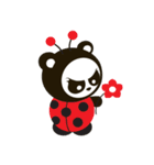 怒っているパンダ（個別スタンプ：6）