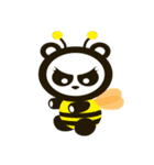 怒っているパンダ（個別スタンプ：8）