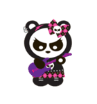 怒っているパンダ（個別スタンプ：13）