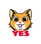 無難な日常会話用・ねこすた（個別スタンプ：1）