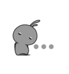 rabbit staring lonely（個別スタンプ：4）