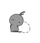 rabbit staring lonely（個別スタンプ：10）