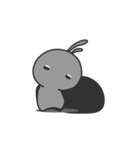 rabbit staring lonely（個別スタンプ：11）