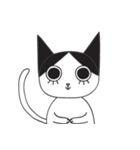 dropping eyelashes cat（個別スタンプ：1）