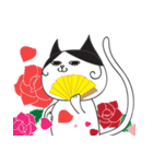 dropping eyelashes cat（個別スタンプ：4）