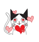 dropping eyelashes cat（個別スタンプ：16）