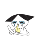 dropping eyelashes cat（個別スタンプ：19）