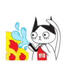 dropping eyelashes cat（個別スタンプ：21）