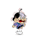 The comic characte Big Mom ＆ AI Robot（個別スタンプ：5）