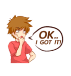 I am Cute Boyfriend [ENG]（個別スタンプ：4）