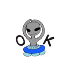 kid alien wiz UFO（個別スタンプ：6）