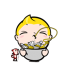 Rak Monkey Badminton（個別スタンプ：2）