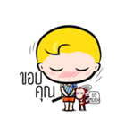 Rak Monkey Badminton（個別スタンプ：34）
