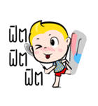 Rak Monkey Badminton（個別スタンプ：39）