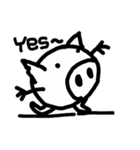 Happy Mr. Pig（個別スタンプ：2）