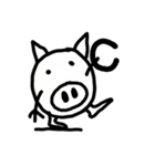 Happy Mr. Pig（個別スタンプ：5）