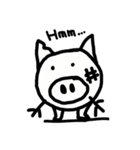 Happy Mr. Pig（個別スタンプ：6）
