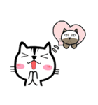 白猫と茶猫（個別スタンプ：14）