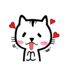 白猫と茶猫（個別スタンプ：16）