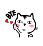 白猫と茶猫（個別スタンプ：17）