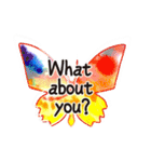 Butterfly-Pleasant greetings（個別スタンプ：31）