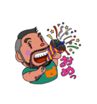 ガチムチお髭のあっくん（個別スタンプ：7）