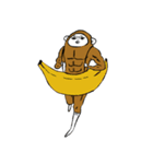The monkey has a girl heart（個別スタンプ：1）