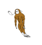 The monkey has a girl heart（個別スタンプ：21）