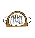 The monkey has a girl heart（個別スタンプ：35）