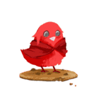 fluffy birb fam（個別スタンプ：1）