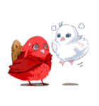fluffy birb fam（個別スタンプ：6）