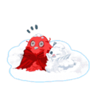 fluffy birb fam（個別スタンプ：7）