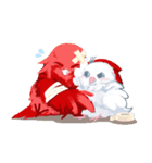 fluffy birb fam（個別スタンプ：9）