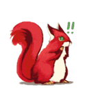 fluffy birb fam（個別スタンプ：18）