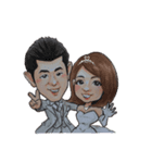Wedding Anniversary (susumu ＆ megumi)（個別スタンプ：1）