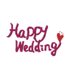 Wedding Anniversary (susumu ＆ megumi)（個別スタンプ：17）
