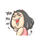 Strong arm girl（個別スタンプ：6）