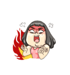 Strong arm girl（個別スタンプ：9）