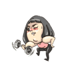Strong arm girl（個別スタンプ：23）