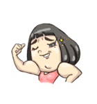Strong arm girl（個別スタンプ：36）