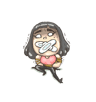 Strong arm girl（個別スタンプ：37）